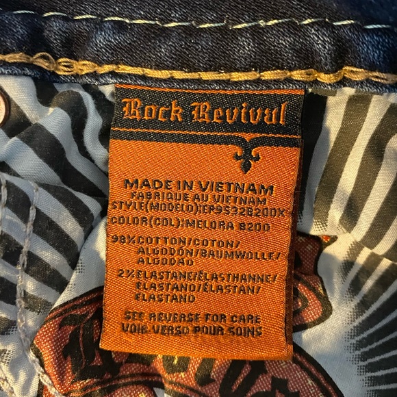 Rock Revival Melora Boot Bootcut Jeans Size 29 - Picture 6 of 7